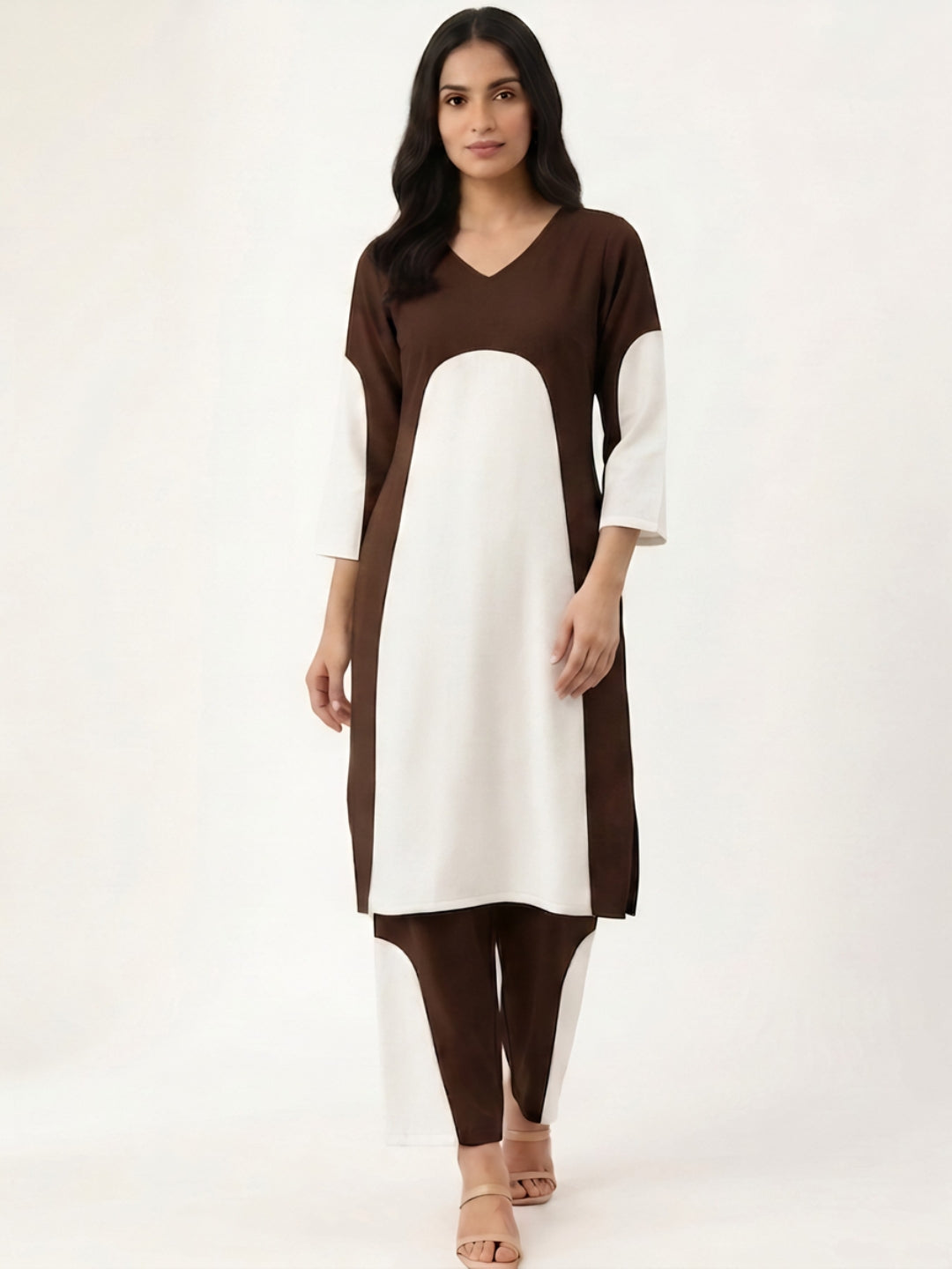 Buy Premium Polyester Brown Co-Ord Set
