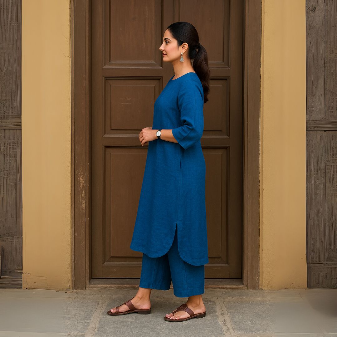 Elegant Everyday Blue Kurta Set