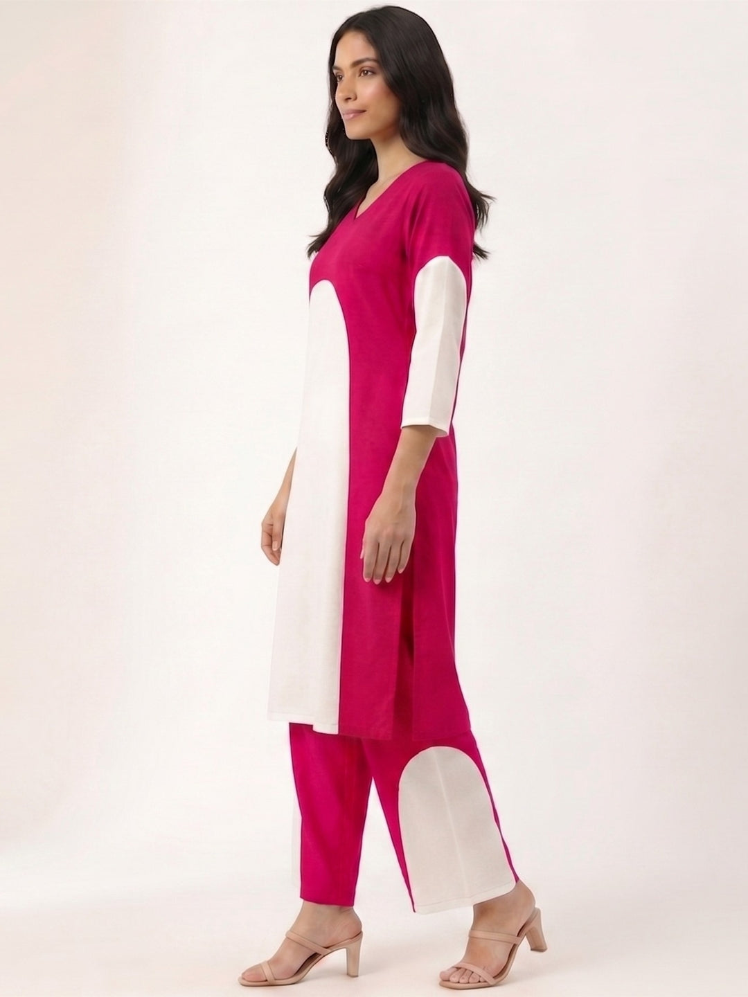 Premium Polyester Rani Co-Ord Set
