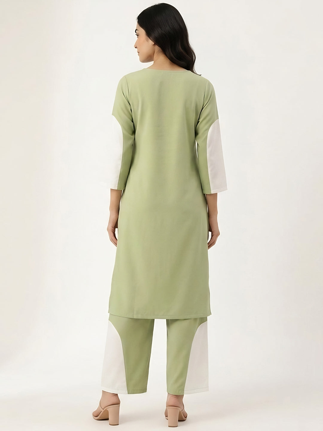 Premium Polyester Pista Co-Ord Set