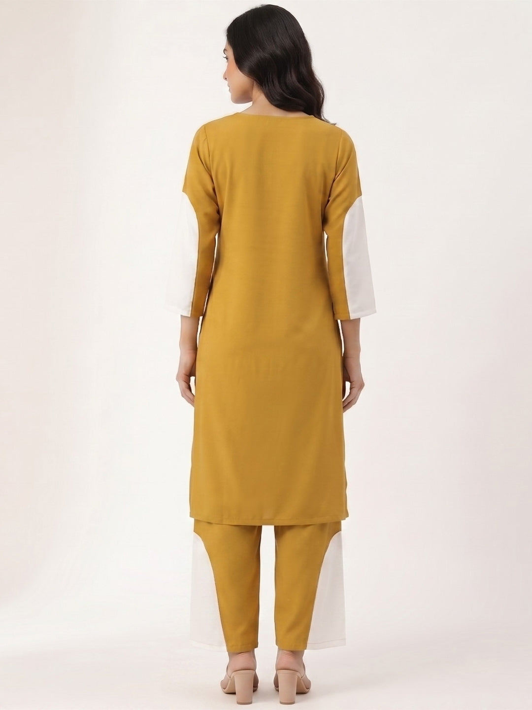 Polyester Mustard Co-Ord Set