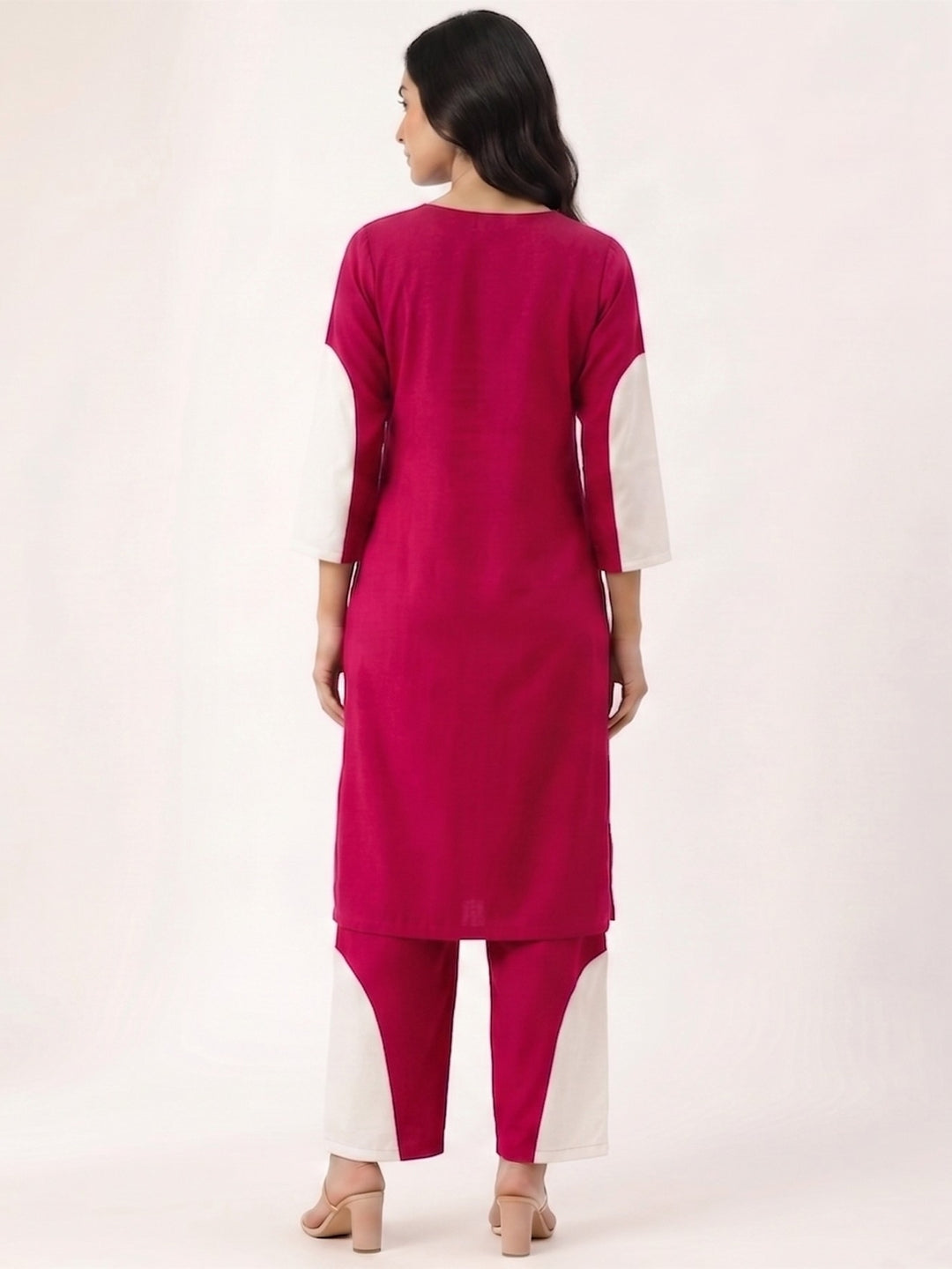 Premium Polyester Rani Co-Ord Set