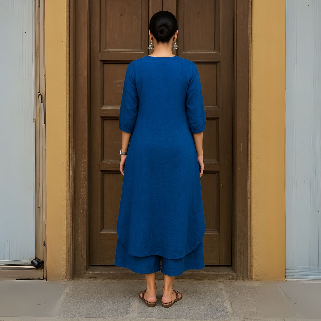 Women Blue Co-ord Set