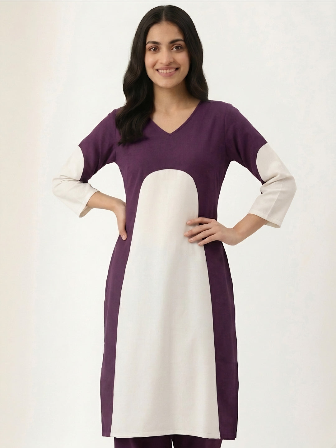 Premium Polyester Wine Co-Ord Set