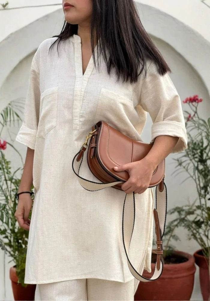 Woman Cream Co-Ord Set