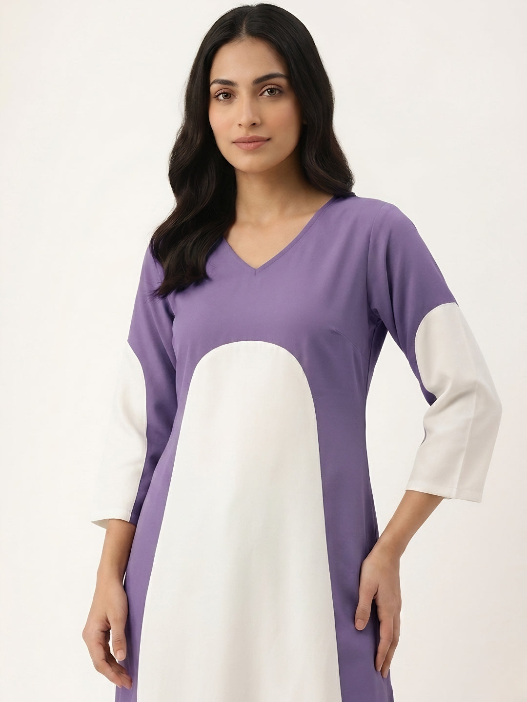 Premium Polyester Lavender Co-Ord Set