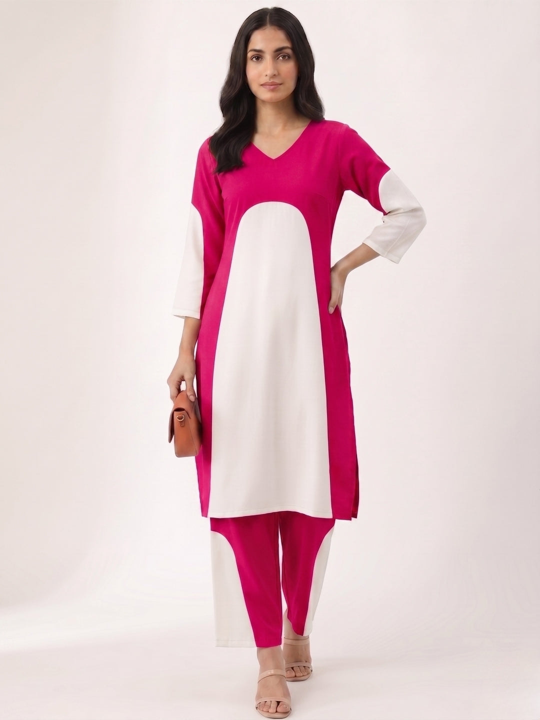 Premium Polyester Rani Co-Ord Set