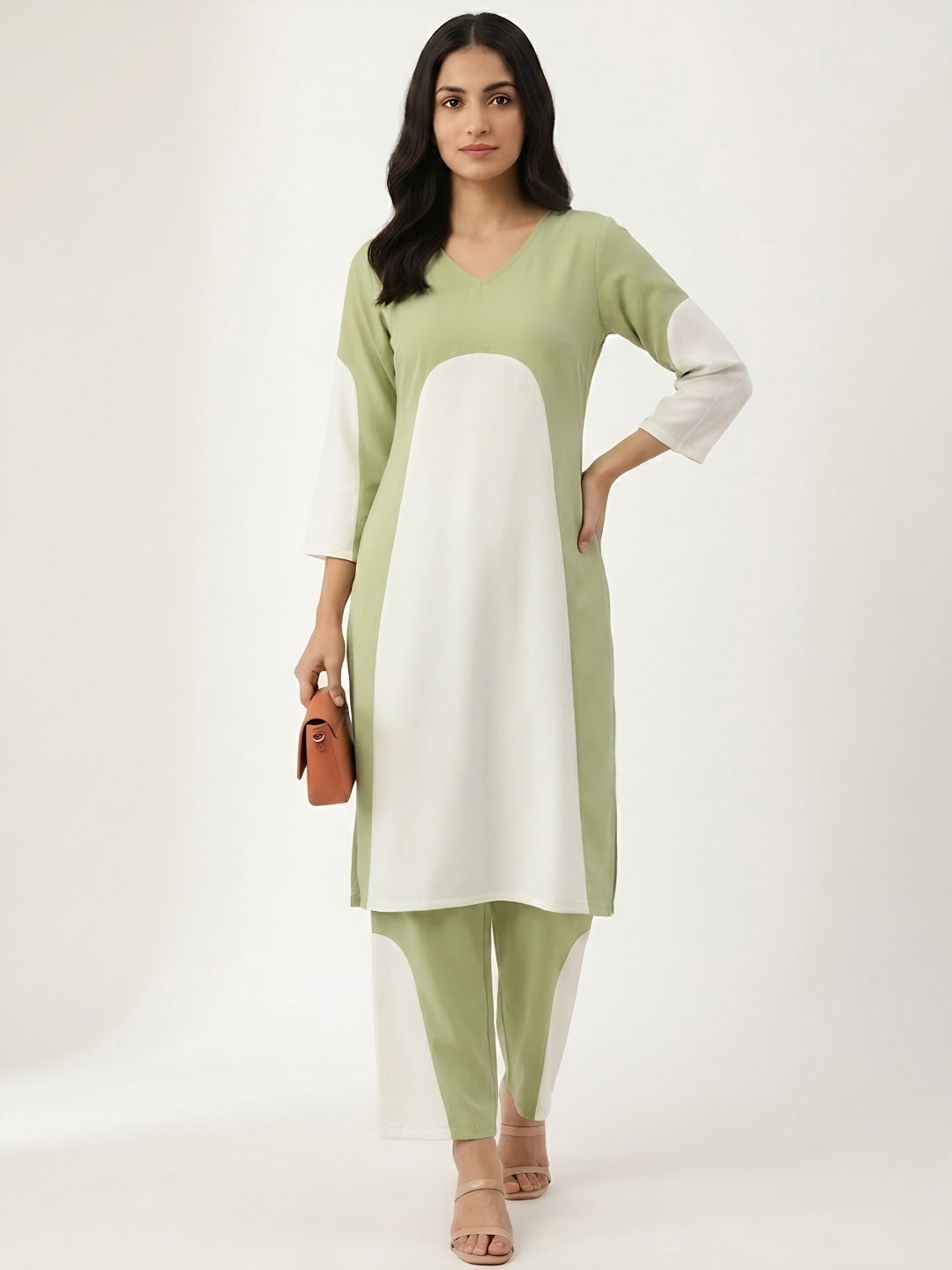 Premium Polyester Pista Co-Ord Set
