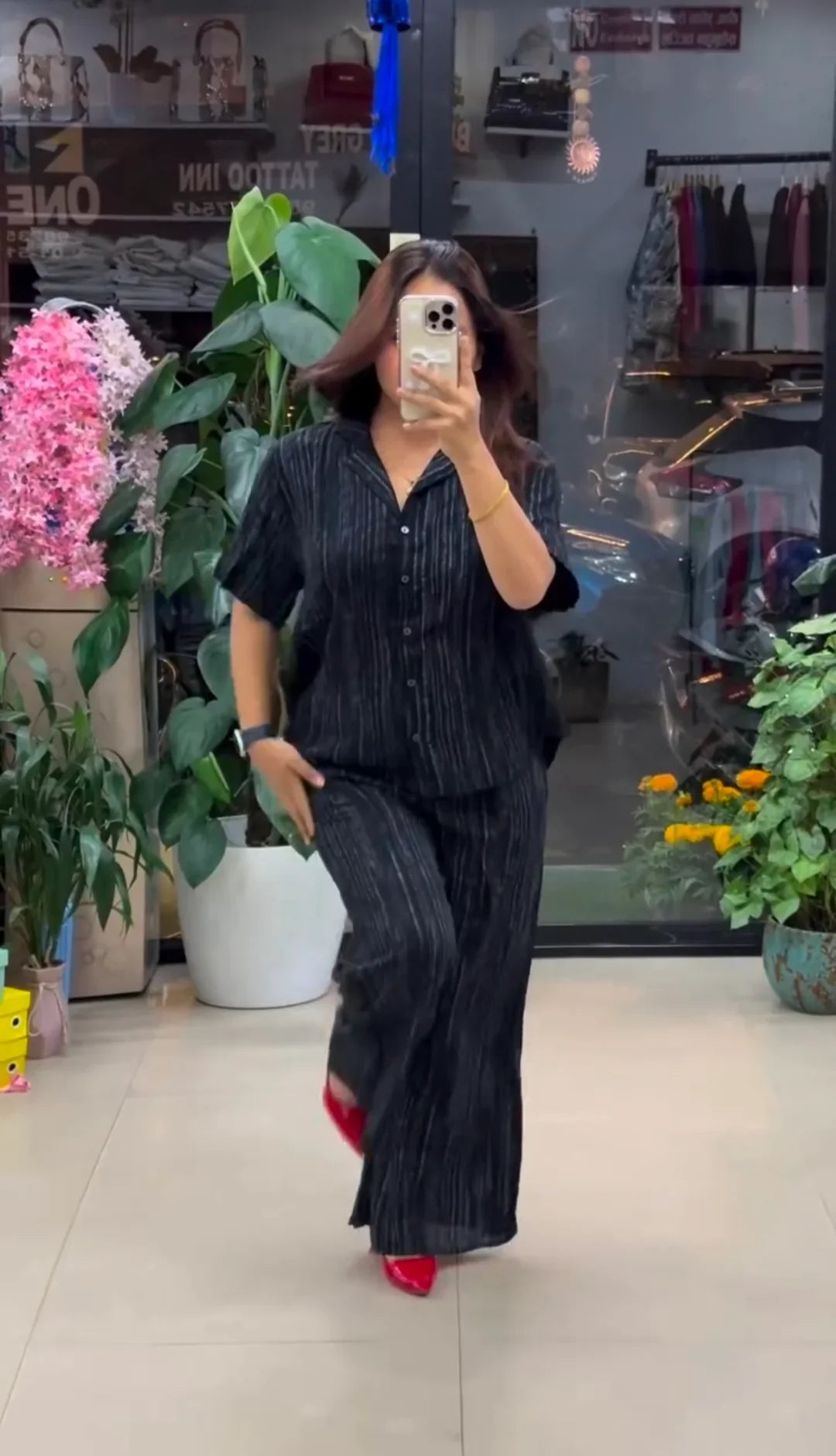 Designer Pure Linen Co-ord Set | Summer Wear Outfit
