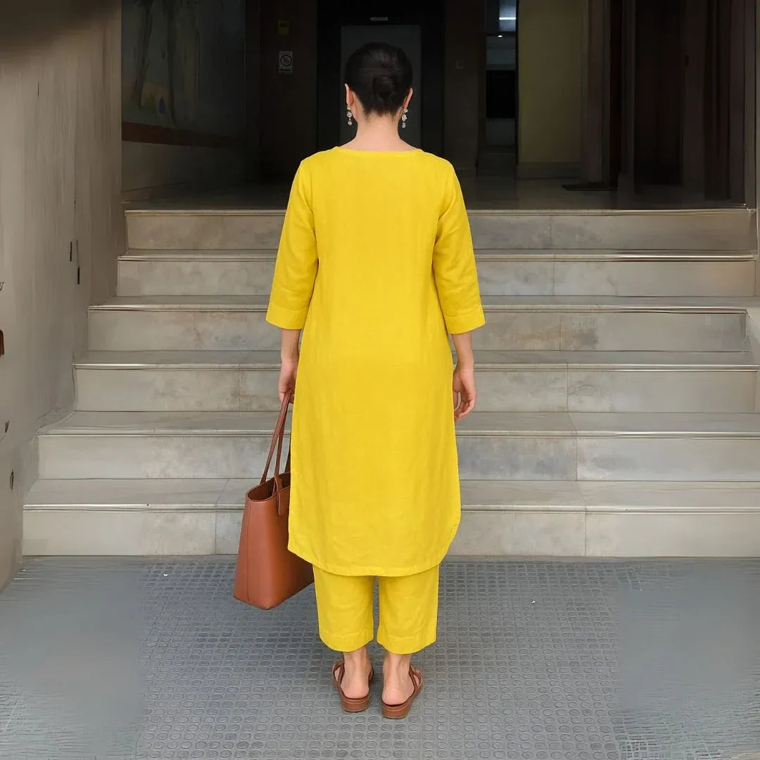 buy yellow co-ord set