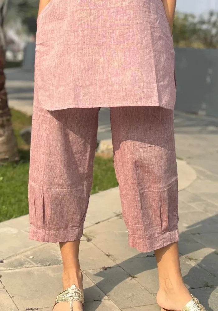 Aathado dusty pink co-ord set for women online