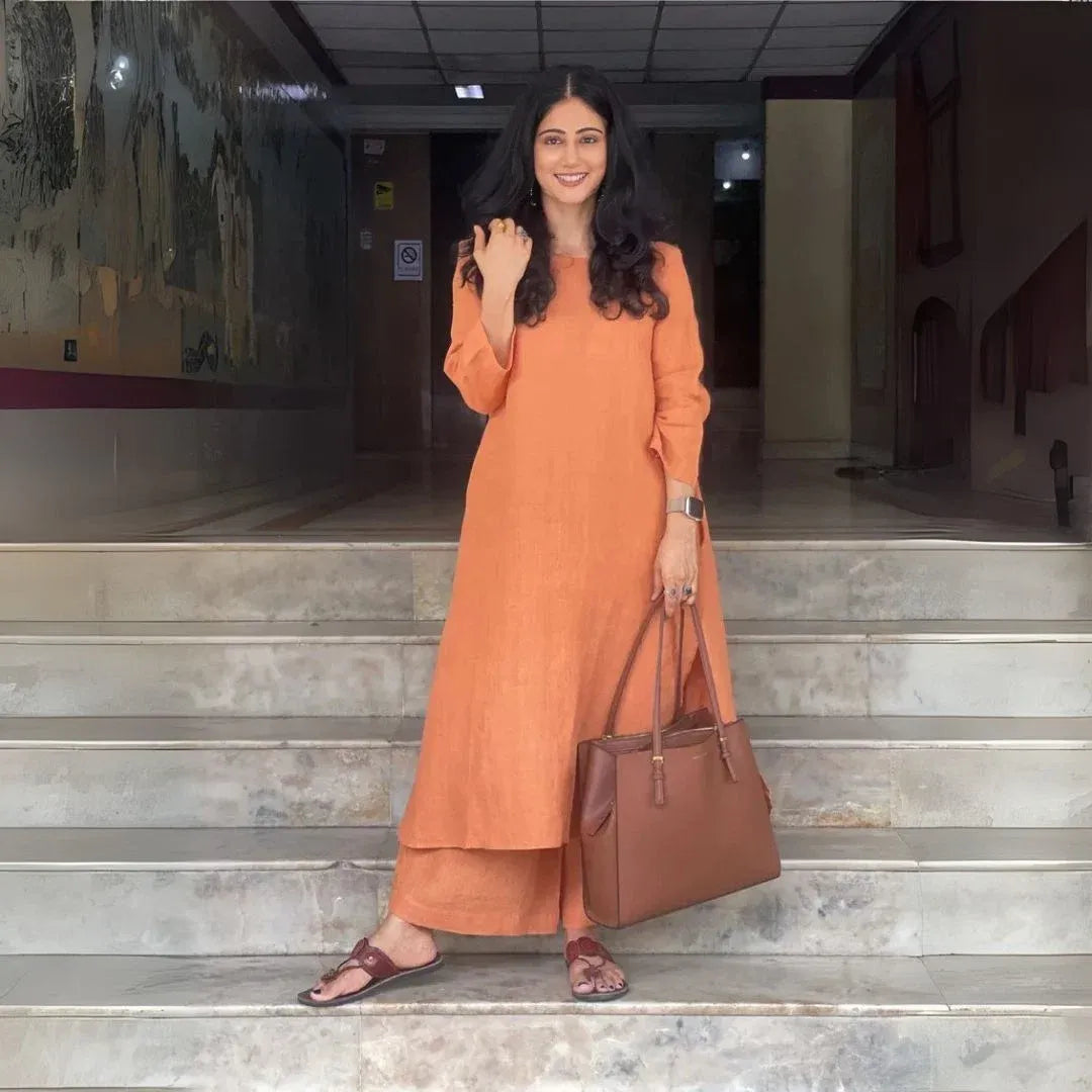 orange co-ord set